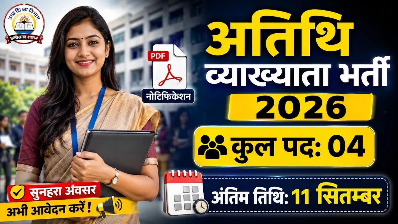 Balodabazar DK College Vacancy 2026